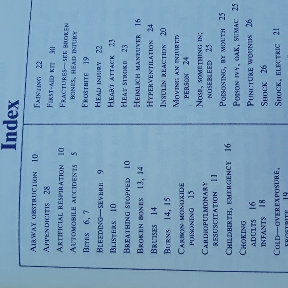 1985 Vintage Reader's Digest Handbook Of First Aid 30 pages - Picture 5 of 10